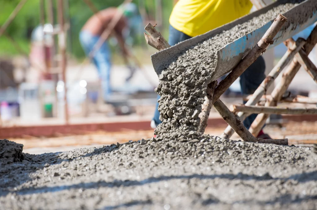 cement for construction of a house